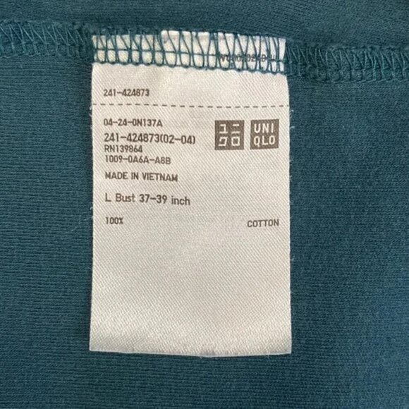 Uniqlo U Crew Neck Short Sleeve T-Shirt - Women L - Picture 7 of 8